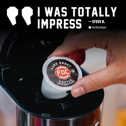 Fire Dept Coffee Dark Roast Pods