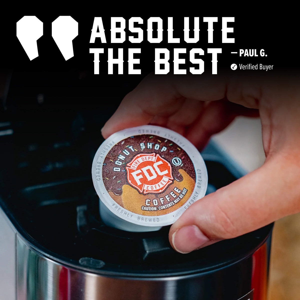 Fire Dept Coffee Donut Shop Coffee Pods