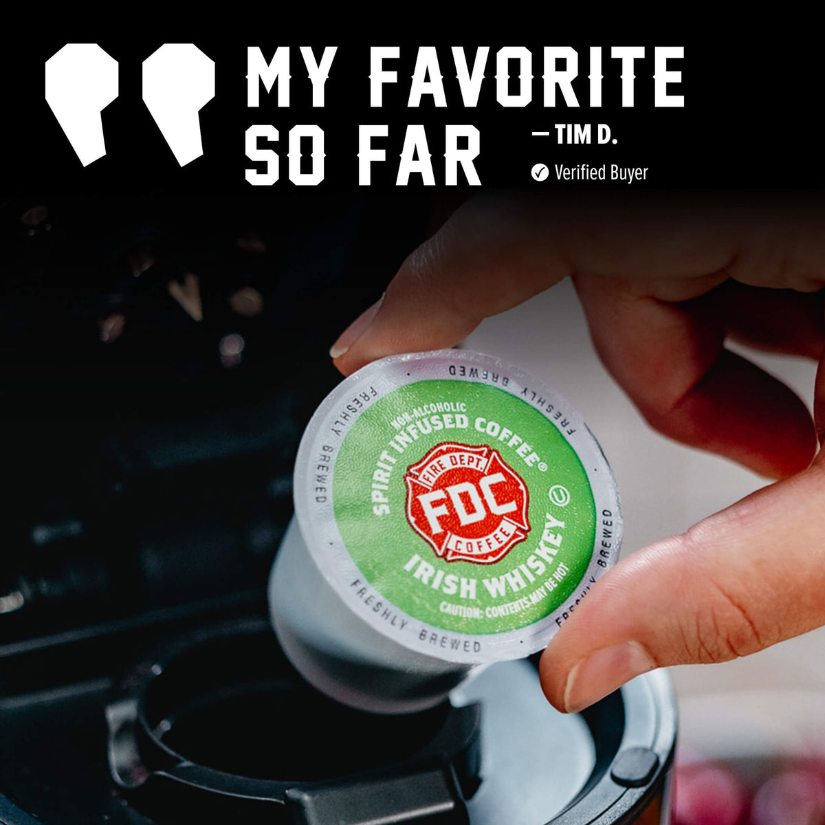 Fire Department Coffee Irish Whiskey Infused Coffee Pods