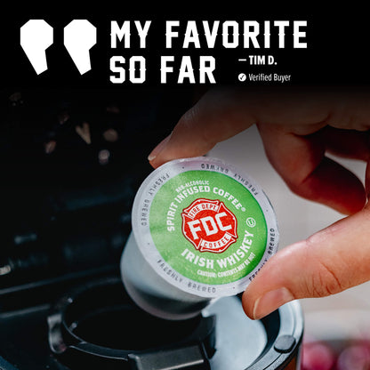 Fire Department Coffee Irish Whiskey Infused Coffee Pods