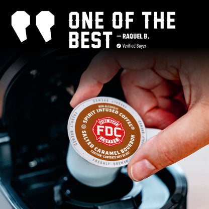 Fire Department Coffee Salted Caramel Bourbon Infused Coffee Pods