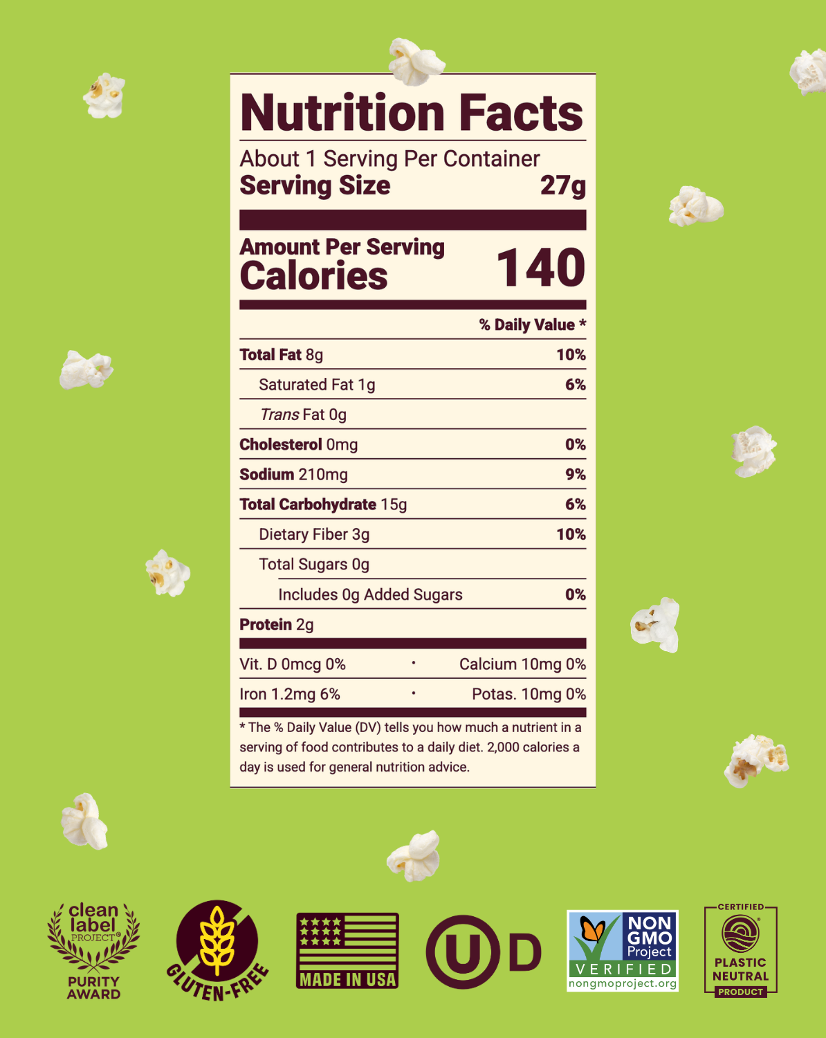 Cob Mediterranean Herb Popped Sorghum