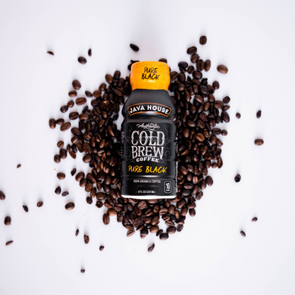 Java House Cold Brew 8oz Bottles - Pure Black