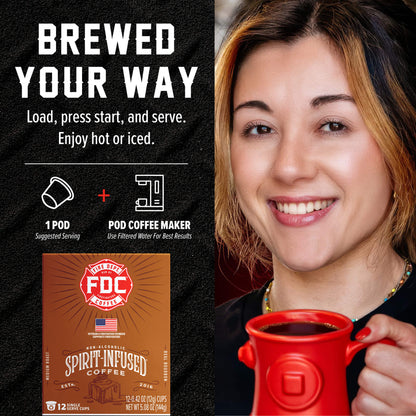 Fire Department Coffee Salted Caramel Bourbon Infused Coffee Pods