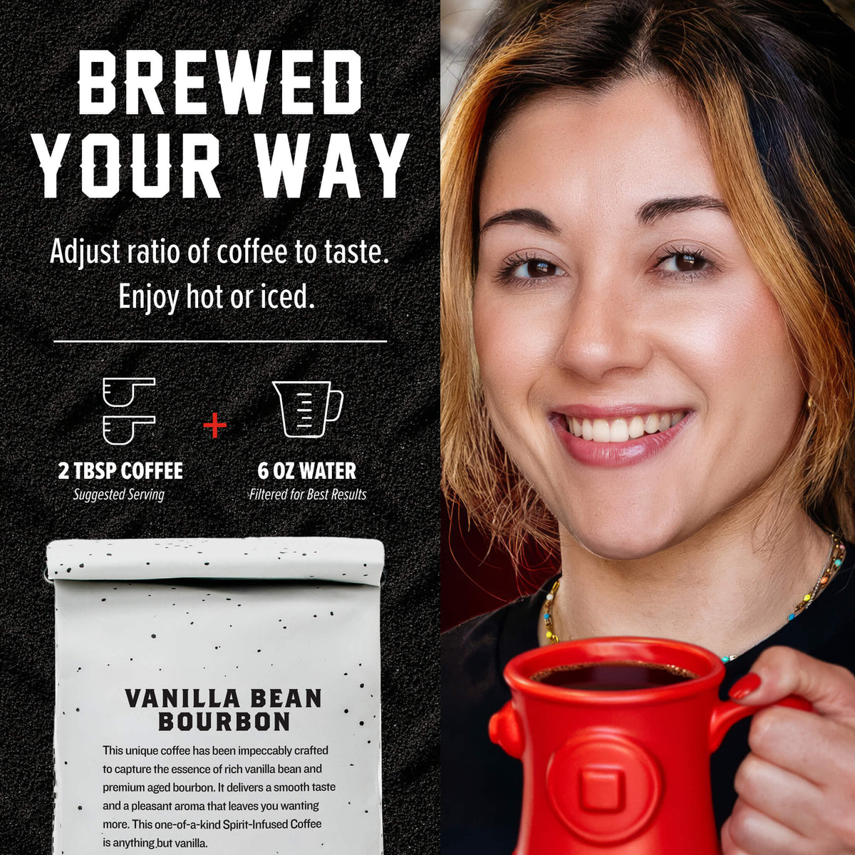Fire Department Coffee Vanilla Bean Bourbon Infused Coffee