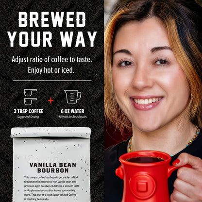Fire Department Coffee Vanilla Bean Bourbon Infused Coffee