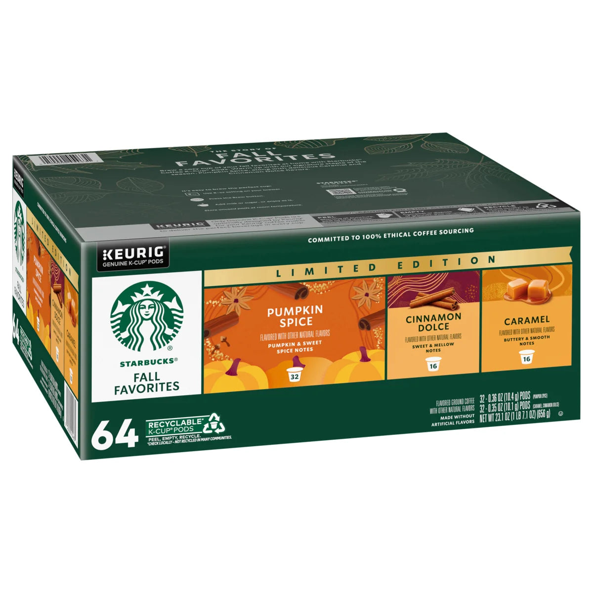 Starbucks Fall Favorites Variety Pack Keurig K-cups