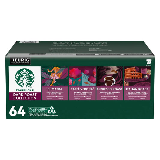 Starbucks Dark Roasts Variety Pack K-Cup Pods