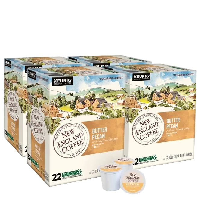 New England Coffee Butter Pecan Coffee K-Cup Pods