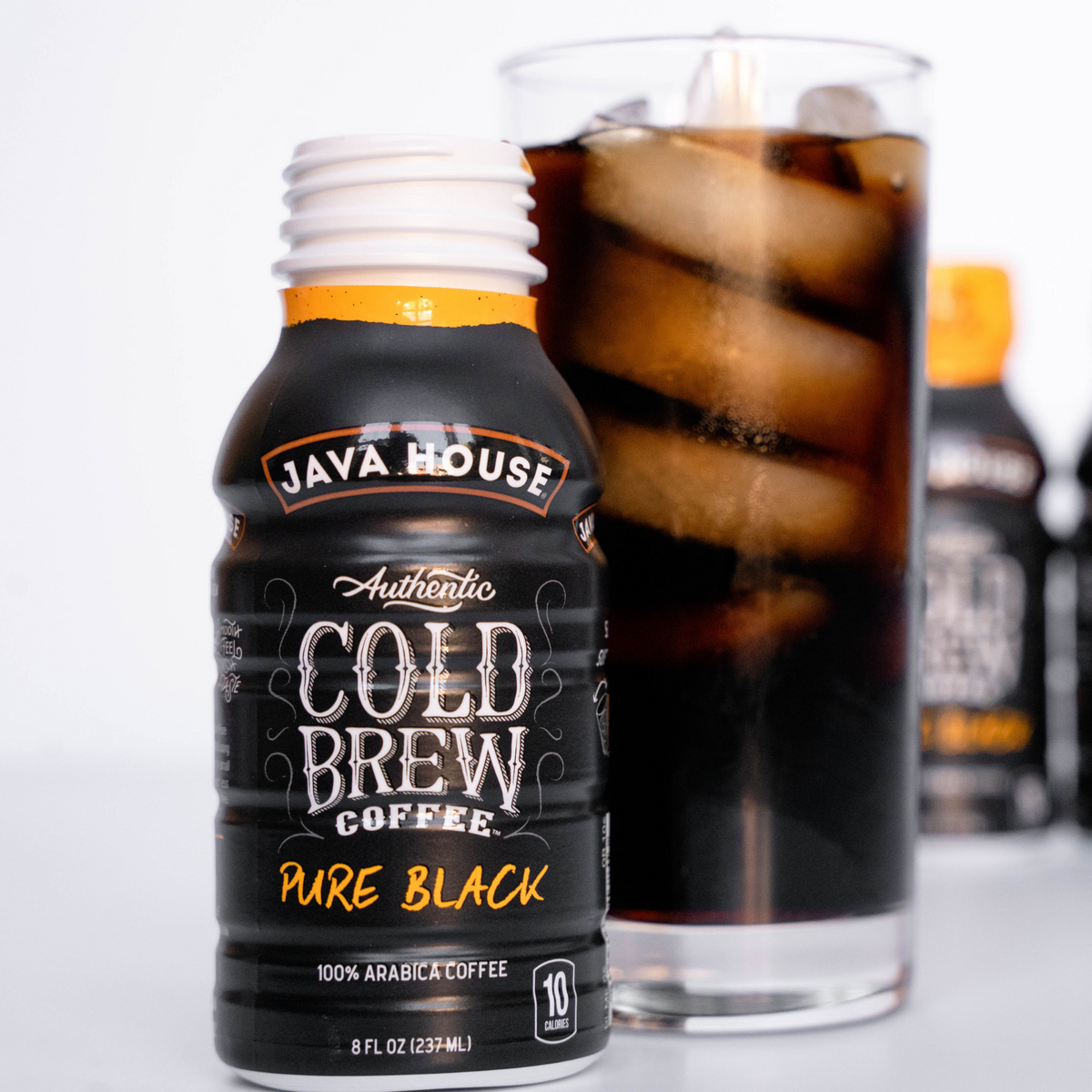 Java House Cold Brew 8oz Bottles - Pure Black