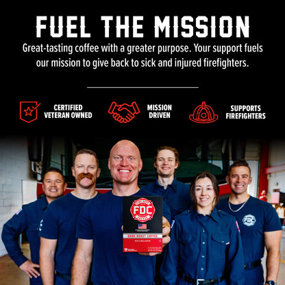 Fire Dept Coffee Dark Roast Pods
