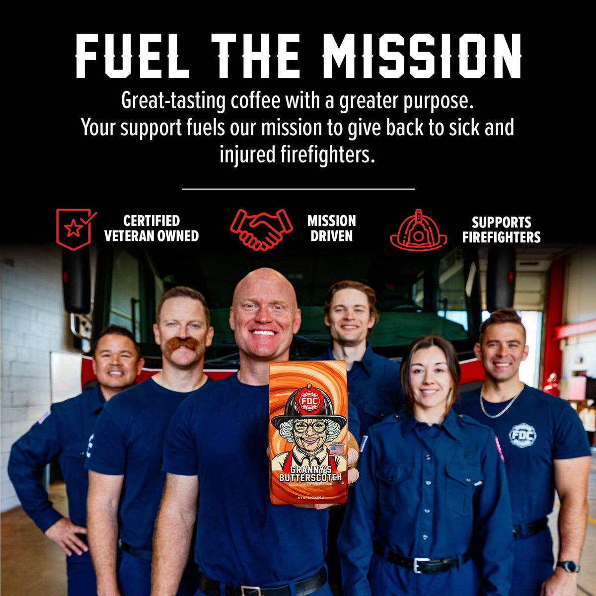 Fire Department Coffee Granny's Butterscotch Coffee