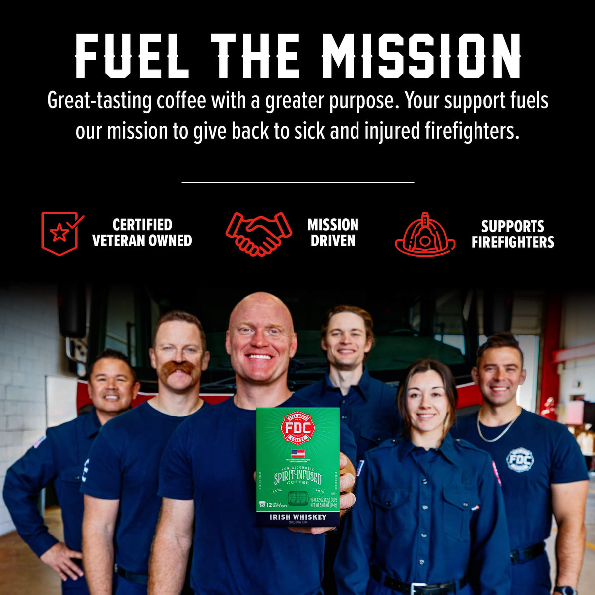 Fire Department Coffee Irish Whiskey Infused Coffee Pods