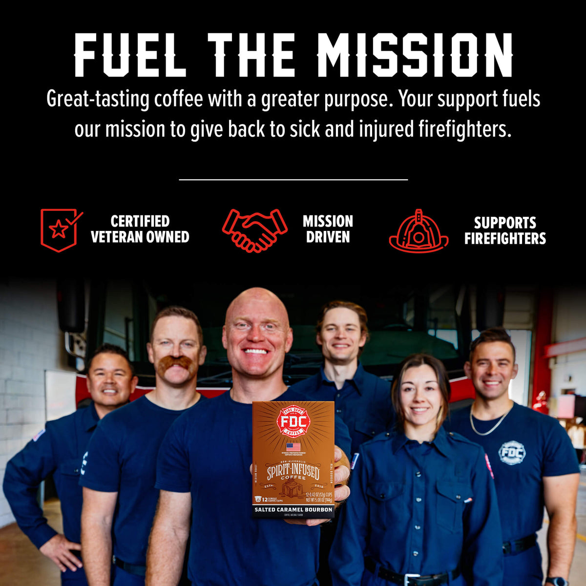 Fire Department Coffee Salted Caramel Bourbon Infused Coffee Pods