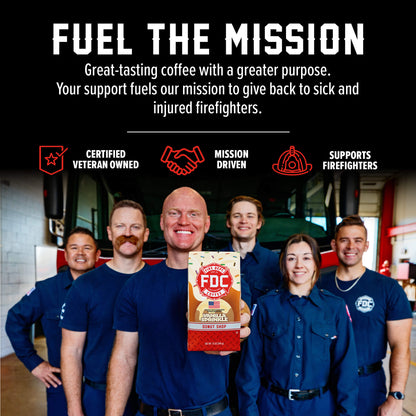 Fire Department Coffee Vanilla Sprinkle Donut Coffee