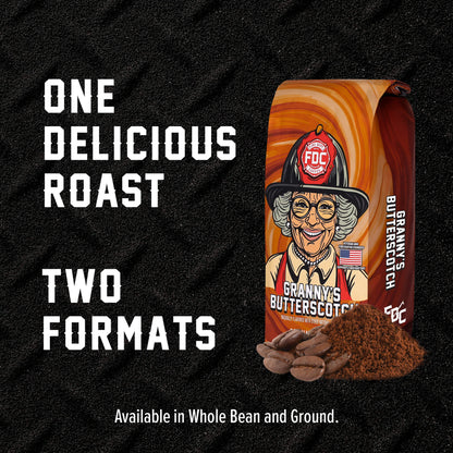 Fire Department Coffee Granny's Butterscotch Coffee