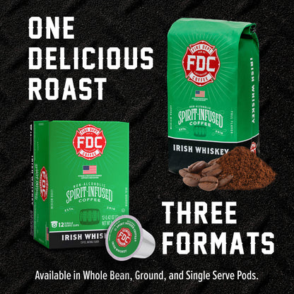 Fire Department Coffee Irish Whiskey Infused Coffee