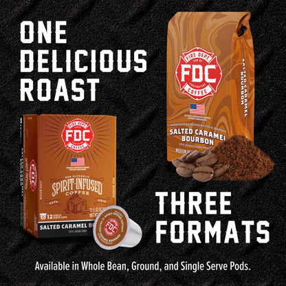 Fire Department Salted Caramel Bourbon Infused Coffee