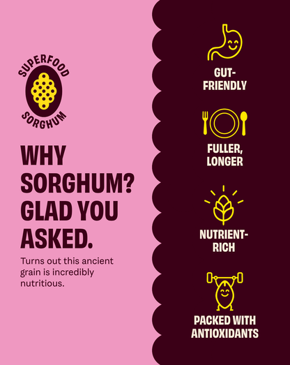 Cob Olive Oil Pink Salt Popped Sorghum