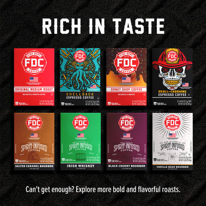 Fire Dept Coffee Dark Roast Pods