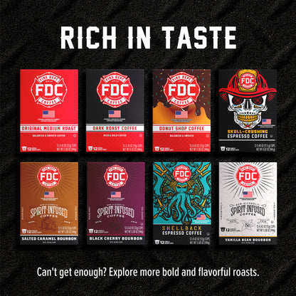Fire Department Coffee Irish Whiskey Infused Coffee Pods