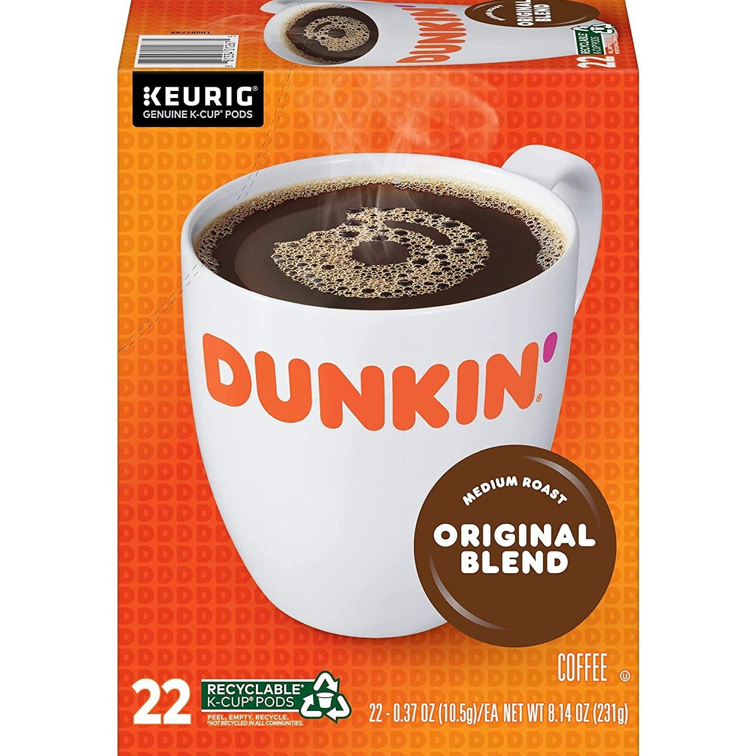 Dunkin'K-Cup Original Blend Coffee