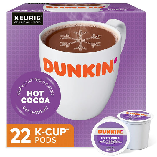 dunkin cocoa k cups