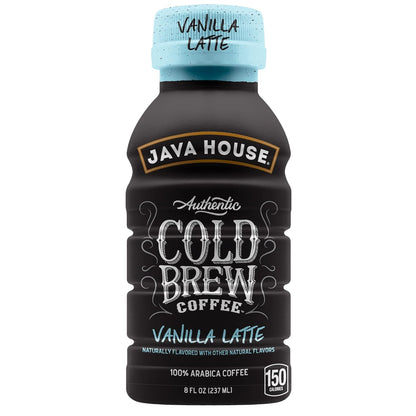 Java House Cold Brew 8oz Bottles - Pure Black