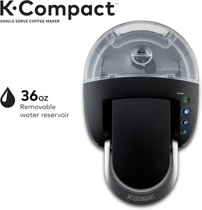 Keurig K-Compact Single-Serve K-Cup Pod Coffee Maker, Black