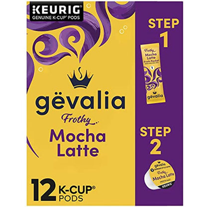 Gevalia Frothy Cafe Mocha Latte Coffee Pods