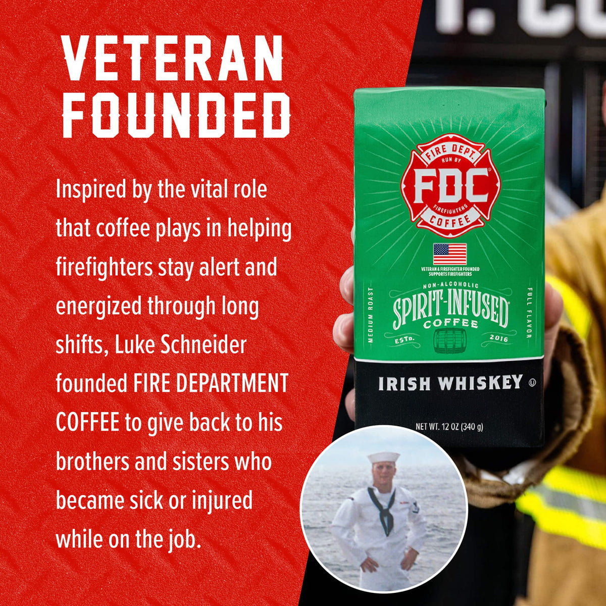 Fire Department Coffee Irish Whiskey Infused Coffee