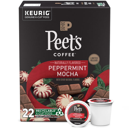 Peet's Peppermint Mocha Coffee
