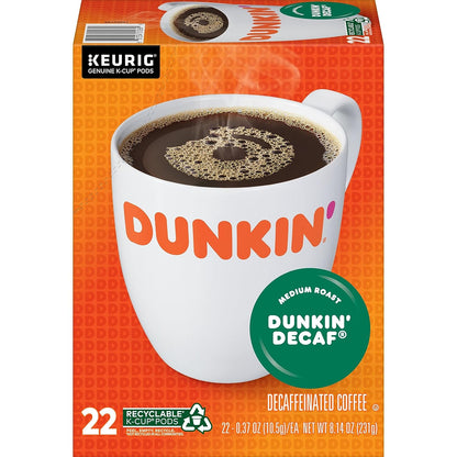 dunkin decaf k cups