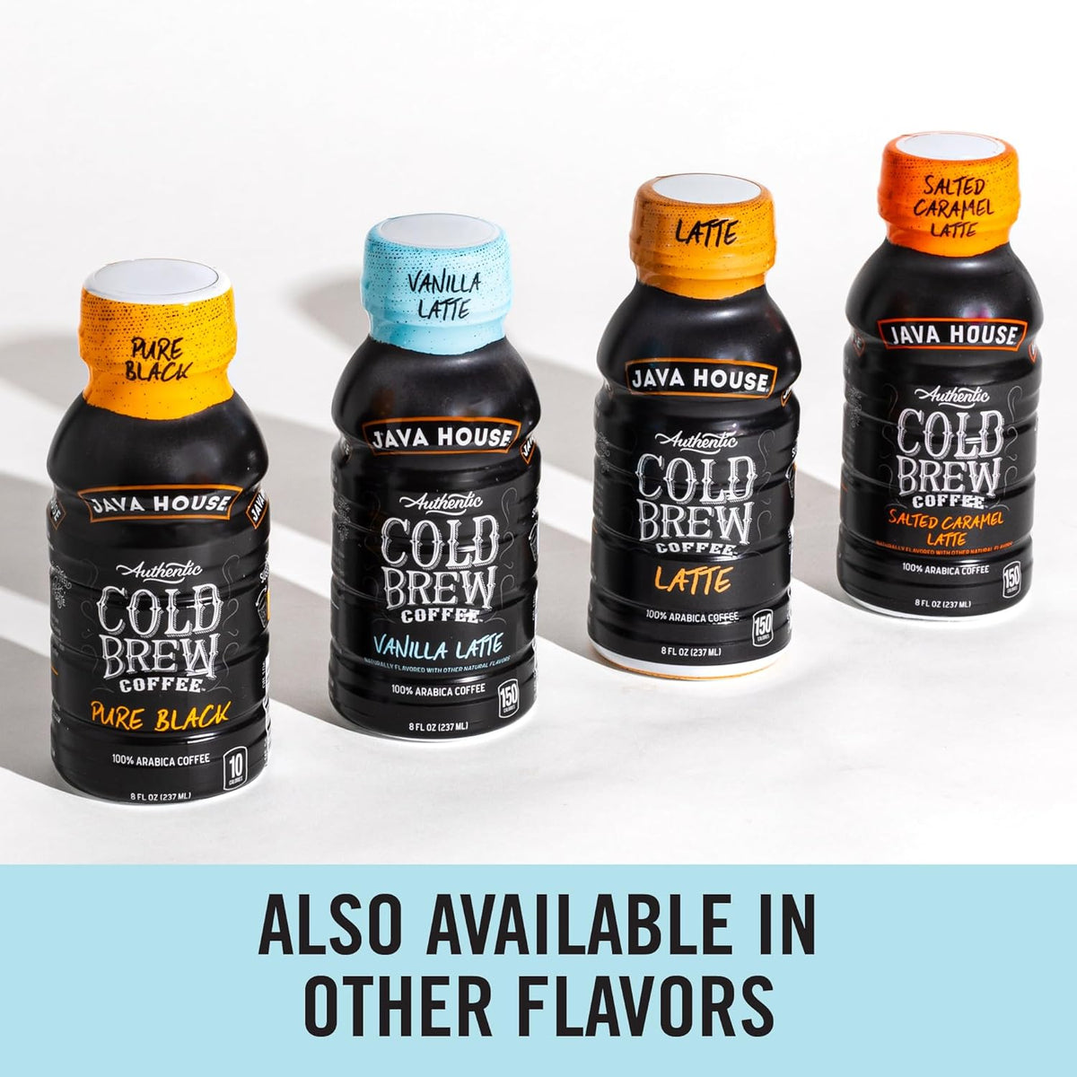 Java House Cold Brew 8oz Bottles - French Vanilla Latte