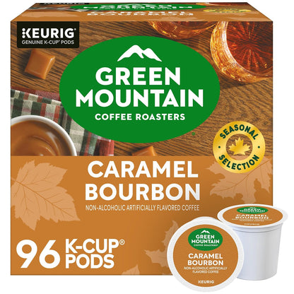 Green Mountain Caramel Bourbon Coffee K-Cup Pods for Keurig Brewers