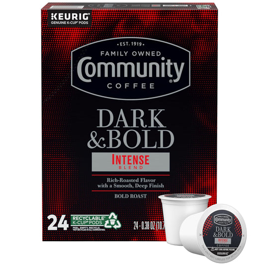 Community Coffee Dark & Bold Intense Blend Coffee K-Cups
