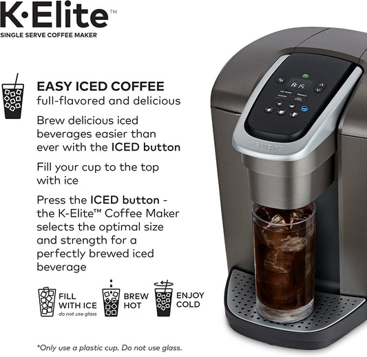 Keurig K-Elite Single-Serve K-Cup Pod Coffee Maker 12 oz. Brew Size