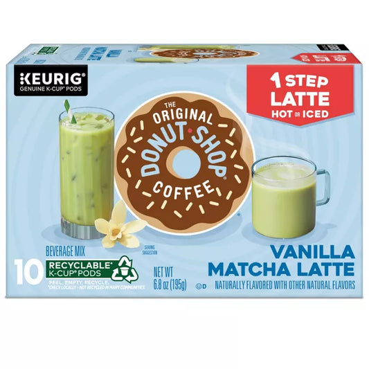 The Original Donut Shop Vanilla Matcha Latte K-cups