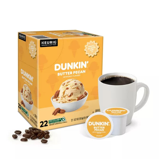 Dunkin Butter Pecan Coffee K-cups