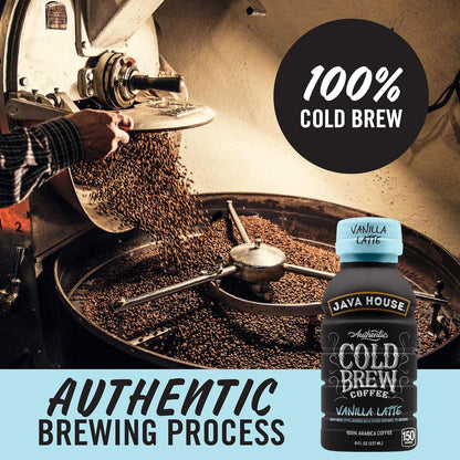 Java House Cold Brew 8oz Bottles - French Vanilla Latte