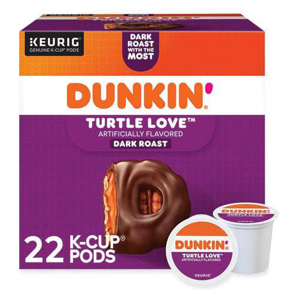 dunkin turtle love k cups