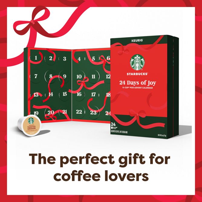 Starbucks Exclusive Holiday Advent Calendar K-Cups