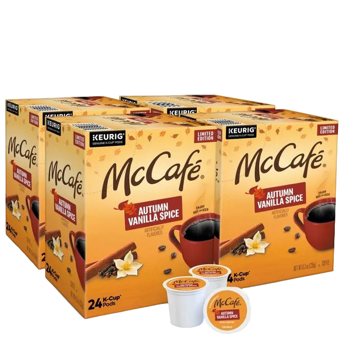 McCafé Autumn Vanilla Spice Coffee K-Cup Pods for Keurig Brewers