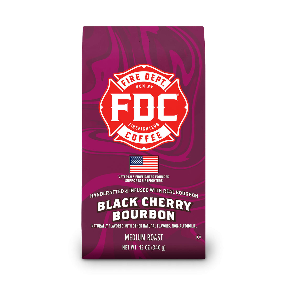 Fire Department Coffee Black Cherry Bourbon Infused Coffee