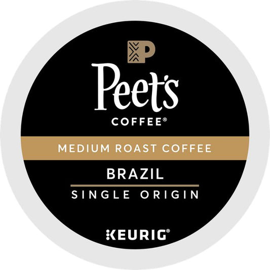 Peet's Brazil K-cups Bulk Box 88 Pods