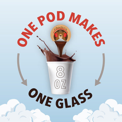 Chocky's Hot Cocoa Made with Real Milk Pods
