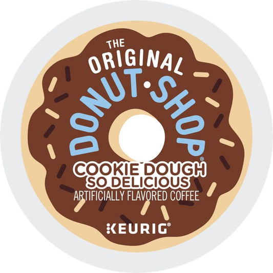 The Original Donut Shop Cookie Dough So Delicious Flavored Coffee K-Cup Pods – Bulk Pack