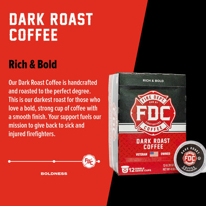 Fire Dept Coffee Dark Roast Pods