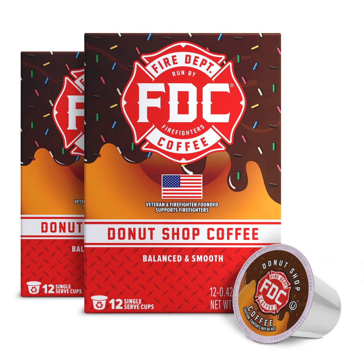 Fire Dept Coffee Donut Shop Coffee Pods