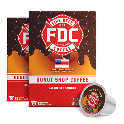 Fire Dept Coffee Donut Shop Coffee Pods